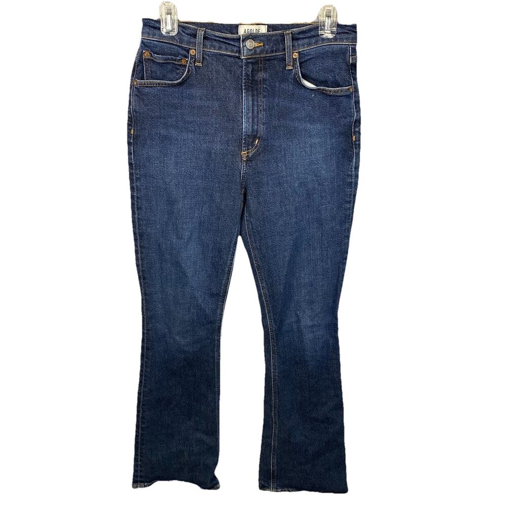 Agolde Boot Cut Jeans Dark Wash Women’s Size 28 Designer Preppy‎ Classic Capsule